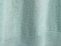 Вязаное поло с коротким рукавом, Зеленый