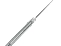 Складной нож SRM Terrier 258L-GK2, сталь 140Cr, рукоять G10, серый