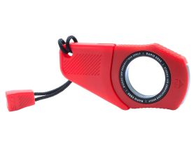 Нож с фиксированным клинком SOG Rapid Edge, нержавеющая сталь, рукоять термопластик GRN, красный