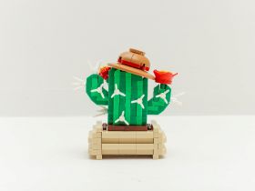 8833_MK Конструктор Кактус-гитарист