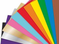 Набор для детского творчества из цветного мелованного картона "Кот в сапогах", формат А4,12 цв, 12 л