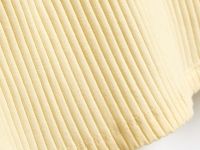 Поло в рубчик для девочек, Желтый