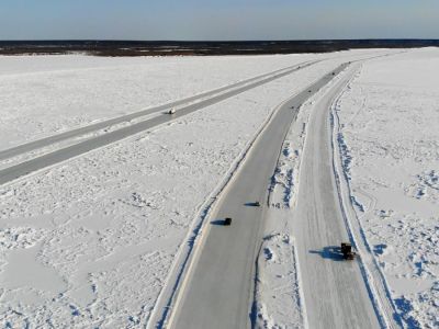 С 10 апреля на ледовой переправе Якутск — Нижний Бестях снизится грузоподъемность