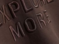 Худи с принтом для мальчиков, Коричневый