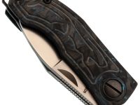 Нож-брелок CKF Keysha, сталь M398, рукоять титан/карбон