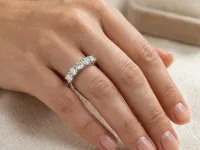 Кольцо из белого золота э4712кц08210305