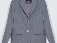 Жакет из шерсти и лайкры