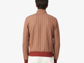 Мужская жаккардовая толстовка Lacoste PARIS с монограммой