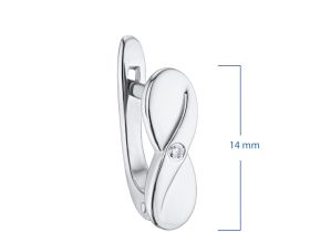 Серьги из серебра с бриллиантами э0601сг02184900