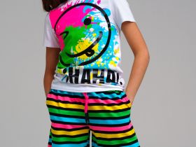 Шорты трикотажные для девочек, 2 шт в комплекте