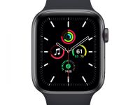 Смарт-часы Apple Watch SE 44mm (GPS+Cellular) Space Gray Aluminum Case with Midnight Sport Band (MKRR3)