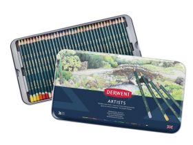Набор карандашей цветных Derwent "Artists" 36 цв в метал кор