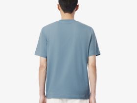 Мужская хлопковая футболка Lacoste с коротким рукавом