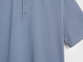 Базовое поло из хлопка, Синий