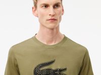 Мужская футболка Lacoste с принтом