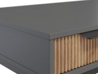 Стол Леванте-3 120x60 Графитовый/Черный