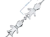 Браслет из серебра э0612бр07180500