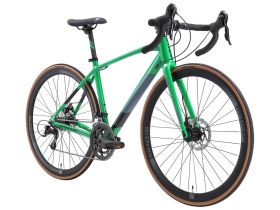 Шоссейный велосипед Stark Peloton 700.4 D, год 2024, цвет Зеленый-Черный, ростовка 22