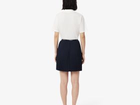 Короткая плиссированная юбка Lacoste