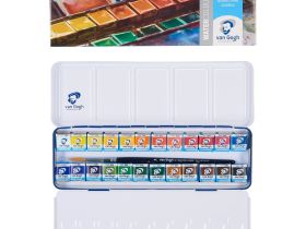 Набор акварели Talens "Van Gogh" 24 цв в металле