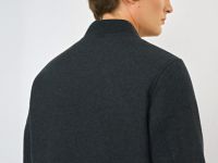 Утеплённый бомбер, Серый