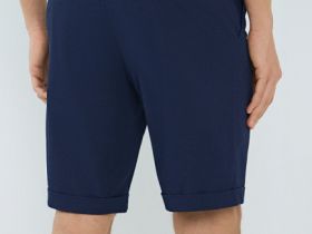 Шорты с ремнём, Синий