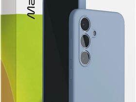 Клип-кейс VLP Aster Case для Samsung Galaxy S24 FE серо-голубой