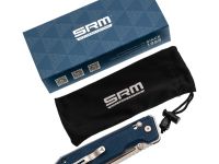 Складной нож SRM Rubik 7228B-ME2, сталь 140Cr, рукоять микарта, синий