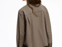 Рубашка в клетку с завязками Глория Джинс
