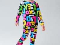 Термокомплект трикот. для девочек: фуфайка (футболка) с длин. рук, брюки для эпизод. использования