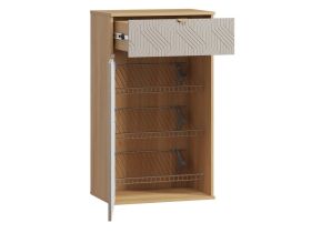 Обувница Монблан 63x110 Косы Латте