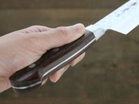 Нож Поварской 210 мм, Sakai Takayuki, сталь VG-10 Damascus 17 слоев, рукоять дерево Pakka