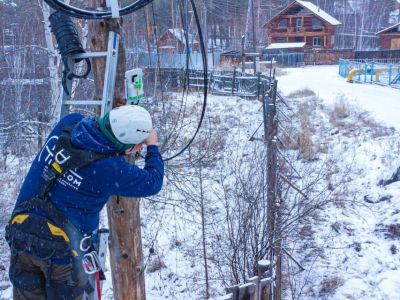 Оптическая линия связи соединила Олекминский и Ленский районы Якутии / ЯСИА   
