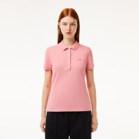 Женское поло Lacoste приталенного кроя из эластичного хлопка