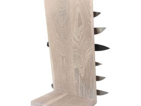Подставка для коллекции из 7-ми ножей Woodinhome HKS0207OW, беленый дуб