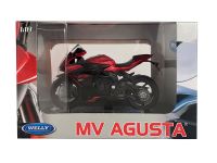 12861PW Игрушечный мотоцикл Welly MV Agusta F3RR