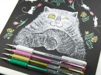 Ручка гелевая Pentel "Hybrid gel Grip" 0,8 мм, стержень розовый