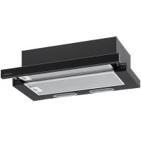 Телескопическая вытяжка KRONA KAMILLA 600 2DN BL GLASS