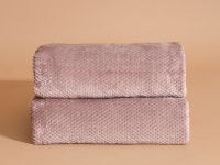 Плед Casella, пудровый