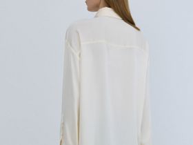 Блузка из сатина, Желтый