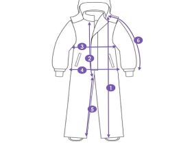 Комбинезон текстильный с полиуретановым покрытием для мальчиков