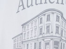 Футболка из хлопка с принтом, Белый