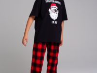 Комплект для мальчиков: брюки текстильные, фуфайка трикотажная (футболка)