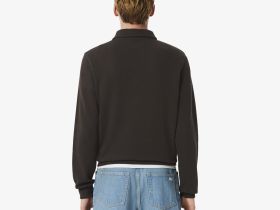 Мужская толстовка Lacoste с воротником-поло из хлопка