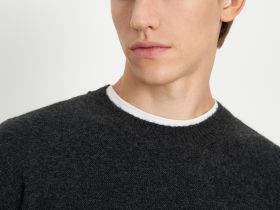 Джемпер прямого силуэта с добавлением шерсти