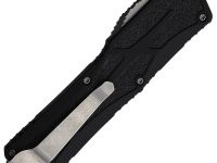 Автоматический фронтальный нож Heretic Colossus Recurve, сталь MagnaCut, рукоять алюминий, черный