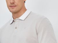 Поло с контрастной отделкой