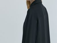 Блузка из сатина, Черный