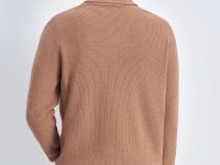 Джемпер прямого силуэта с воротником-стойкой