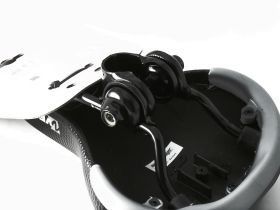 Детское седло Velo Child с замковым креплением (черный)